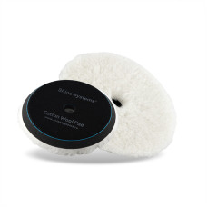 Shine Systems Cotton Wool Pad - полировальный круг мех с хлопком 155 мм